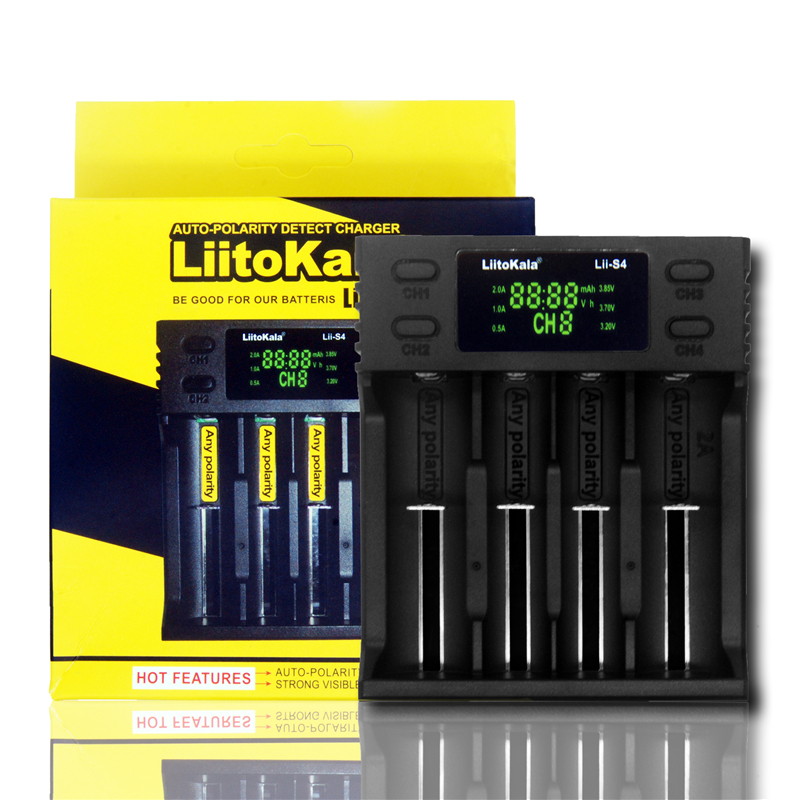 Ładowarka do baterii LiitoKala LII-S4 za $11.99 / ~45zł