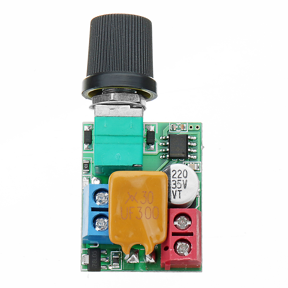

DC 5V To 35V 5A Mini Motor PWM Speed Controller Ultra Small LED Dimmer Speed Switch Governor