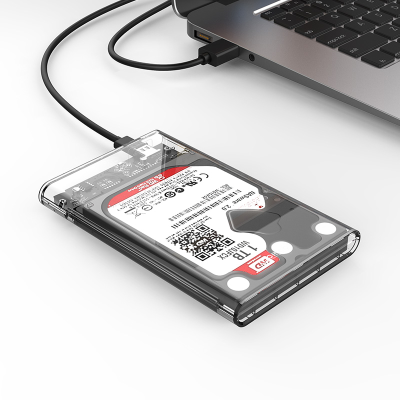 Find ORICO Type C 2 5 Inch Transparent Hard Drive Enclosure USB3 1 to SATA3 0 External SSD HDD Case Tool Free 2139C3 G2 CR for Sale on Gipsybee.com with cryptocurrencies
