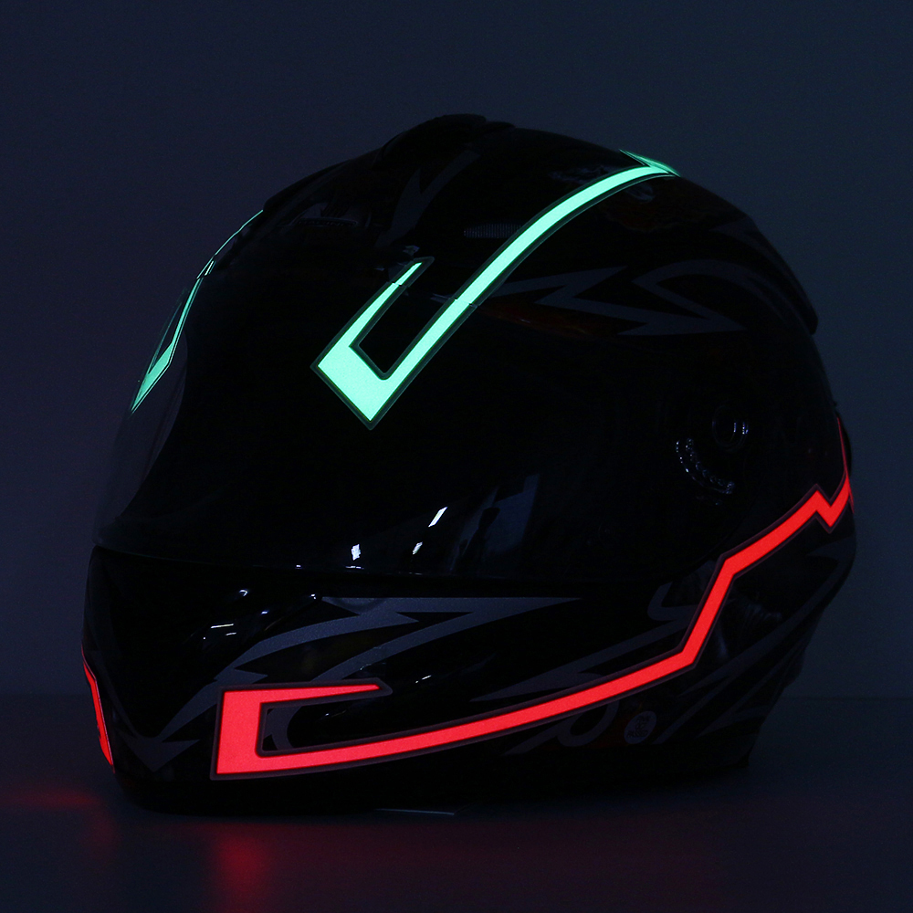 

Motorcycle Helmet Light Strip LED Night Signal Light Luminous Stripe Fashion Modified Glowing Bars