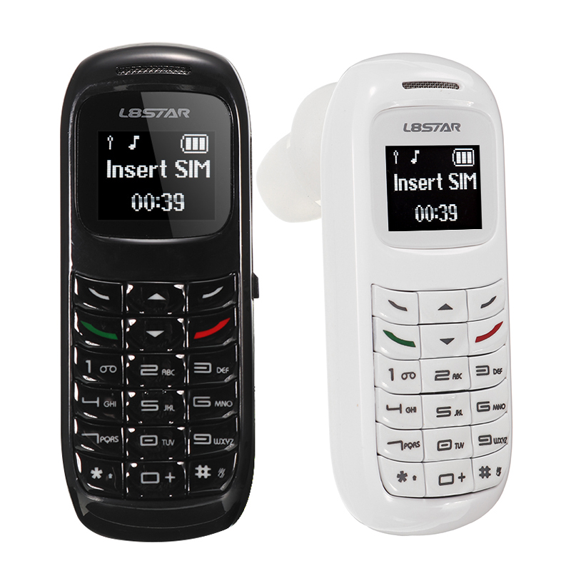 

L8Star BM70 300mAh 0.66 Inch Single SIM Headset Dialer bluetooth Earphone Mini Card Phone