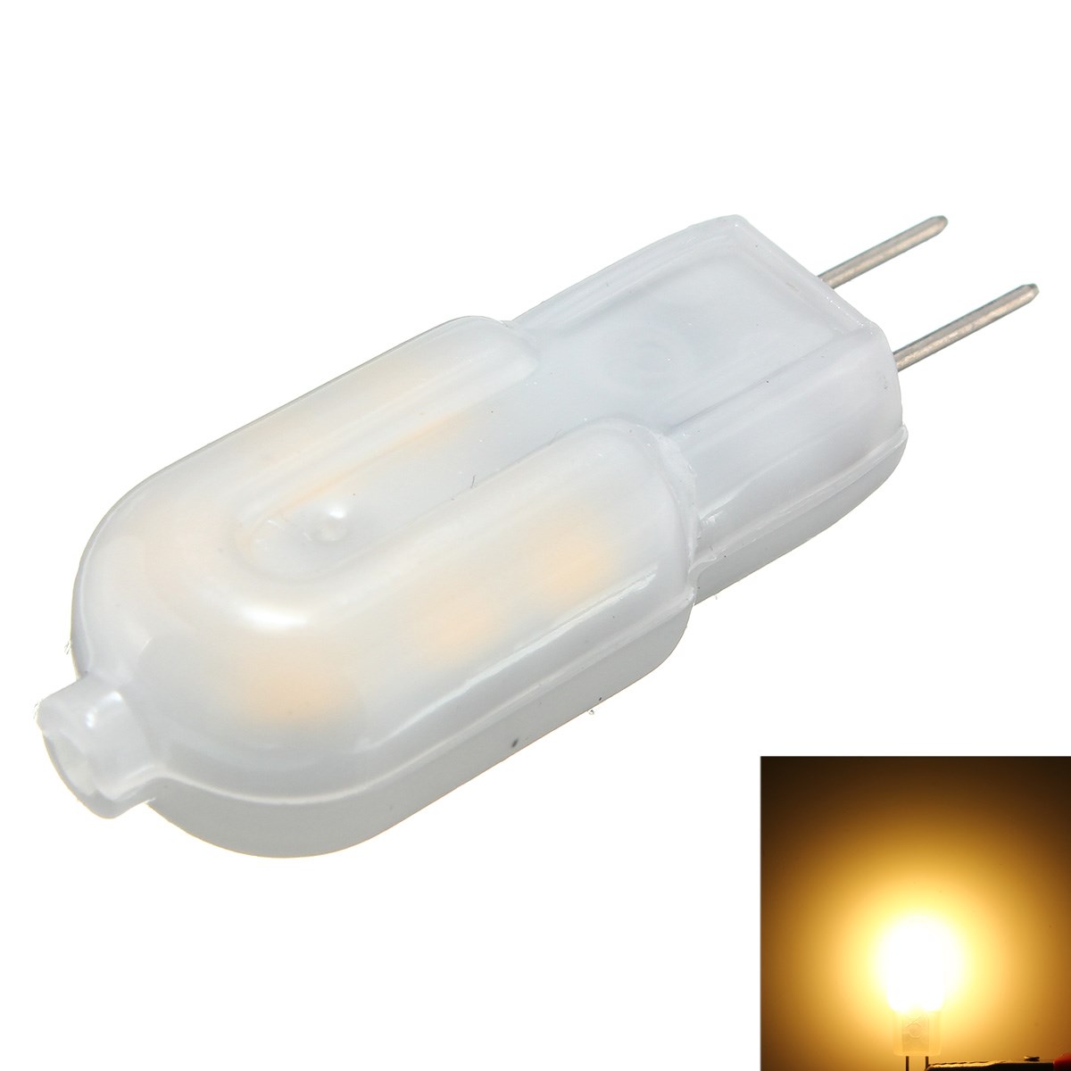 

5 ШТ. G4 2 Вт Нерегулируемый SMD2835 Теплый Белый Светодиодный Лампа для внутреннего Домашнего Декора DC12V