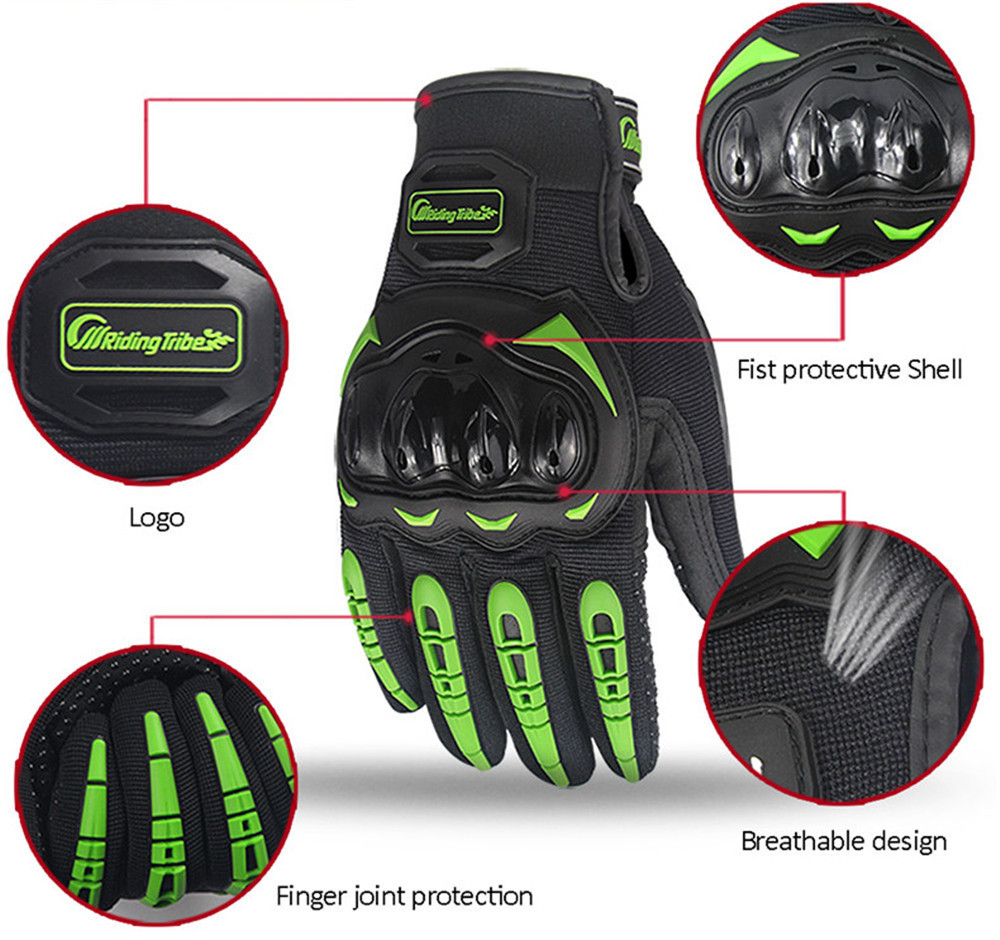 Riding Tribe Motorcycle Protective Gears Gloves Touch Screen Non-slip Motocross