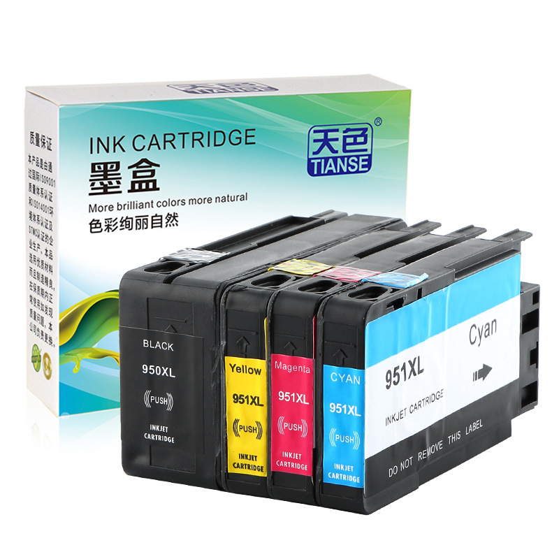 

TIANSE 950 XL 951XL HP950 HP951 Ink Cartridge For HP Officejet Pro 8100 8600 8610 8615 8620 8625 251dw 276dw Printer Ink