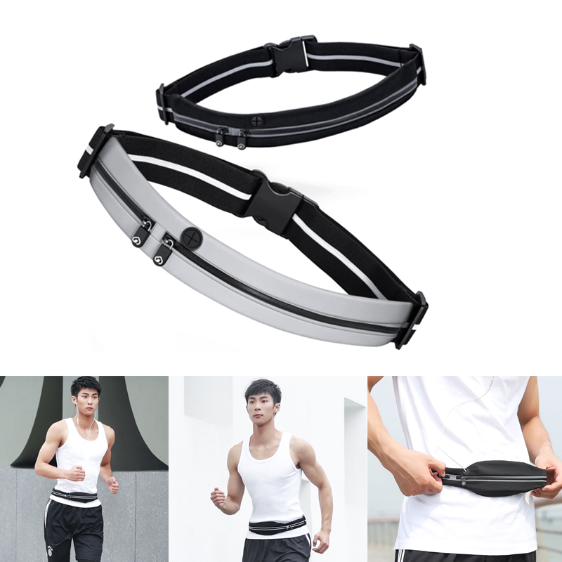 

YUNMAI Waterproof Waist Bag Double Pockets Reflective Sport Running Pack Headphone Belt Pouch from Xiaomi Youpin