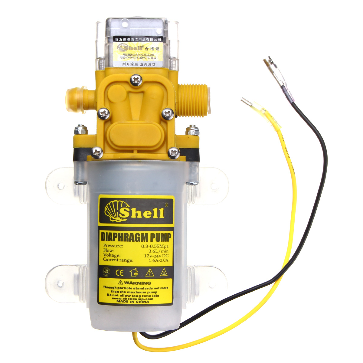 

12V 60W 4L/Min Portable Mini High Pressure Diaphragm Water Self Priming Pump