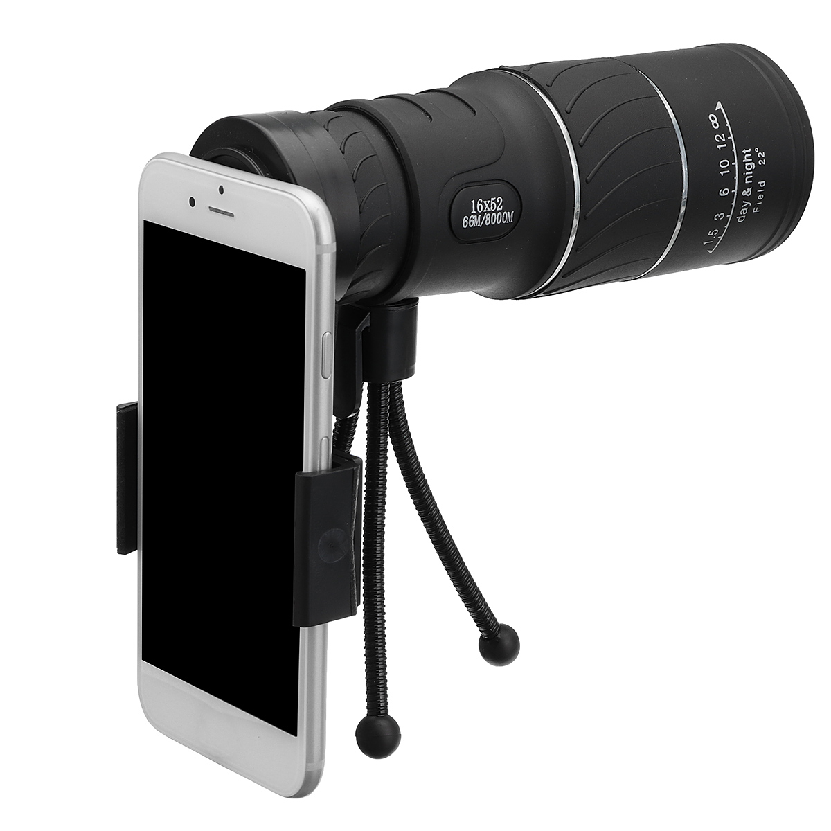 

16 * 52 Одиночный телескоп Гаджеты камера Объектив Для iPhone Xiaomi Huawei