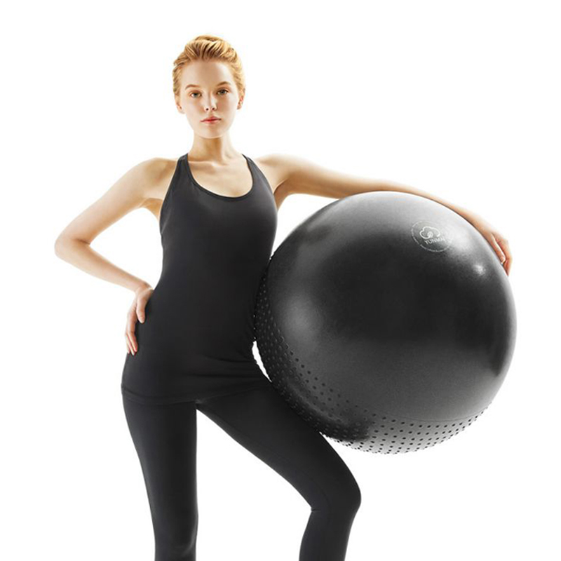 

YUNMAI 65CM Двусторонний взрывозащищенный Yoga Мяч Фитнес Спортзал Упражнение с балансиром Набор