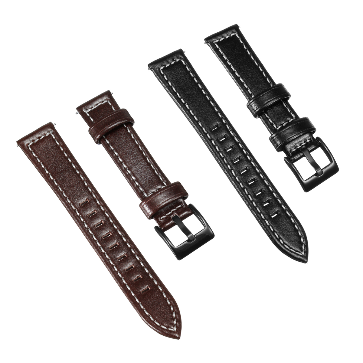 

Replacement 18mm Leather Wrist Watch Band Strap For Nokia Steel HR