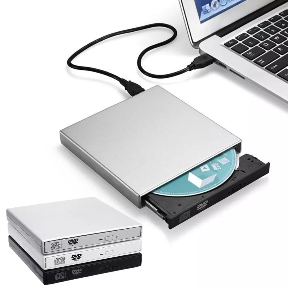 Find USB2.0 External Optical Drive CD Burner DVD-RW CD/DVD-ROM Player Rewriter Data Transfer for PC Laptop Computer Components for Sale on Gipsybee.com with cryptocurrencies