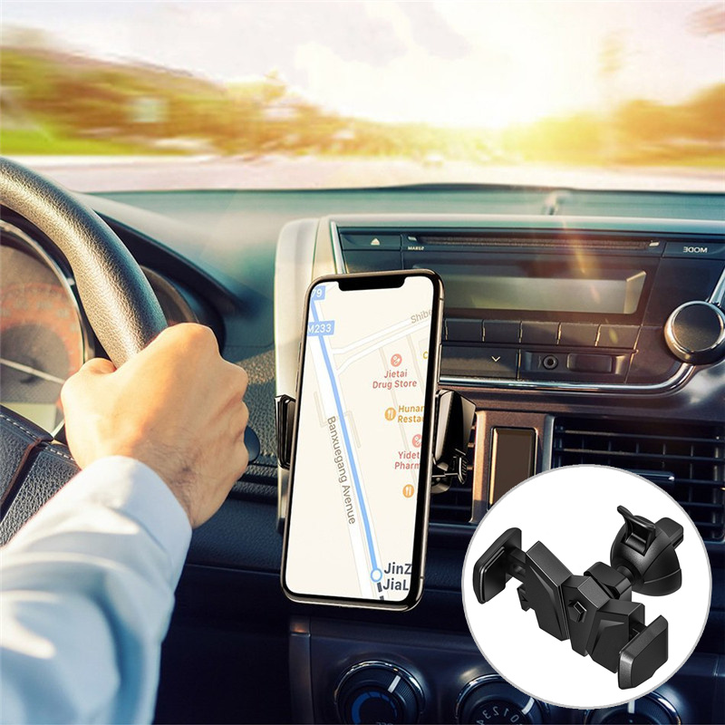 

Universal 360 Degree Rotation Car Air Vent Holder Bat Mount Phone Stand Bracket for iPhone 8 Samsung