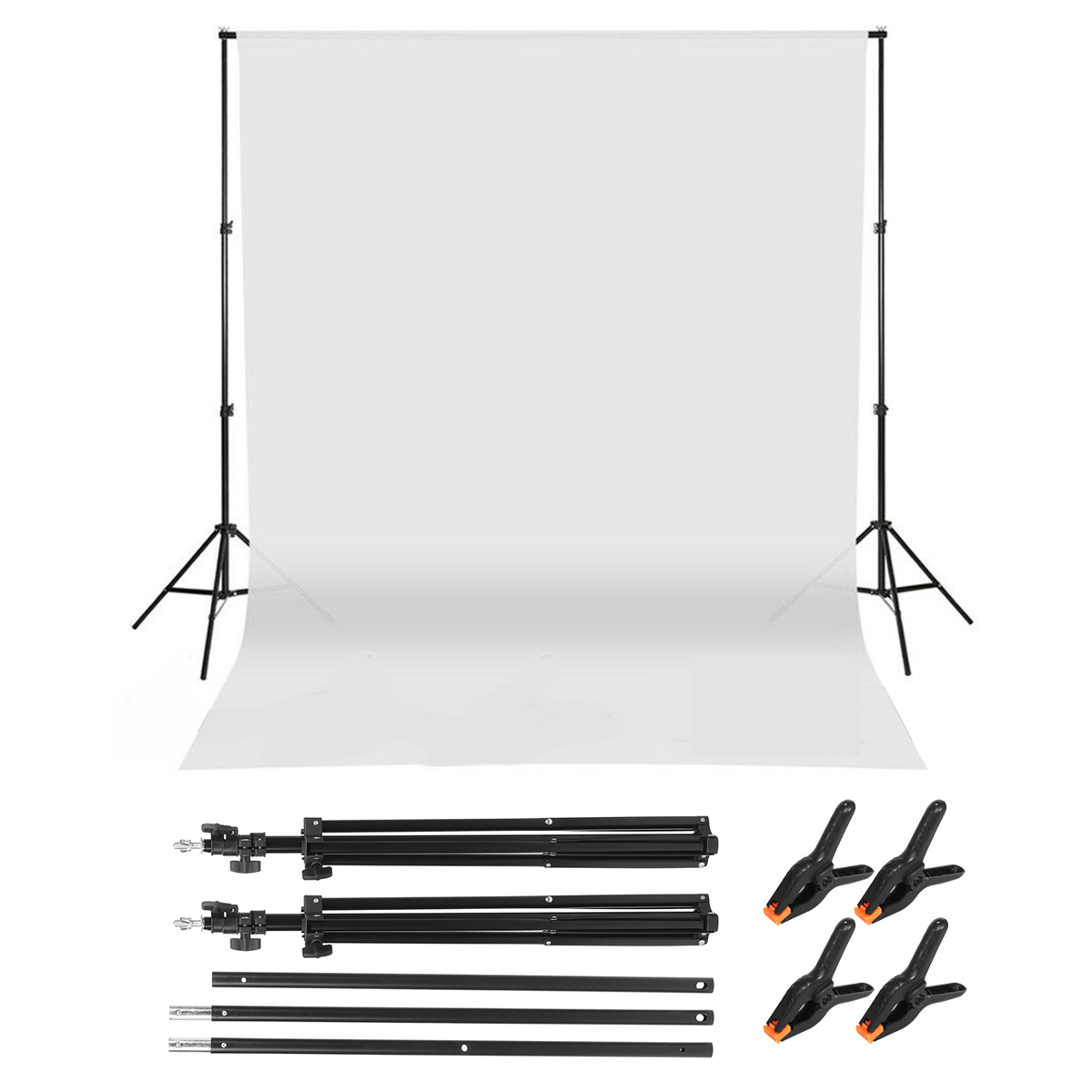 Find Aluminum Background Stand Photography Studio Backdrop Bracket Support System Kit for Sale on Gipsybee.com with cryptocurrencies
