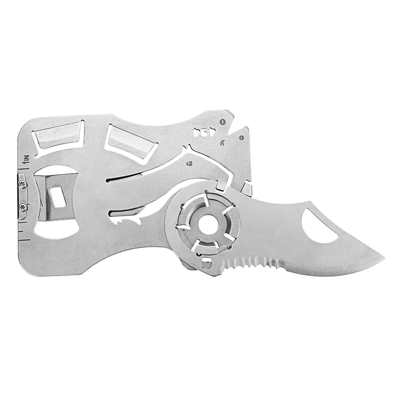 

Stainless Steel Knife Self Defense Survival Knifec Folding Knife Multifunctional EDC Tools Card