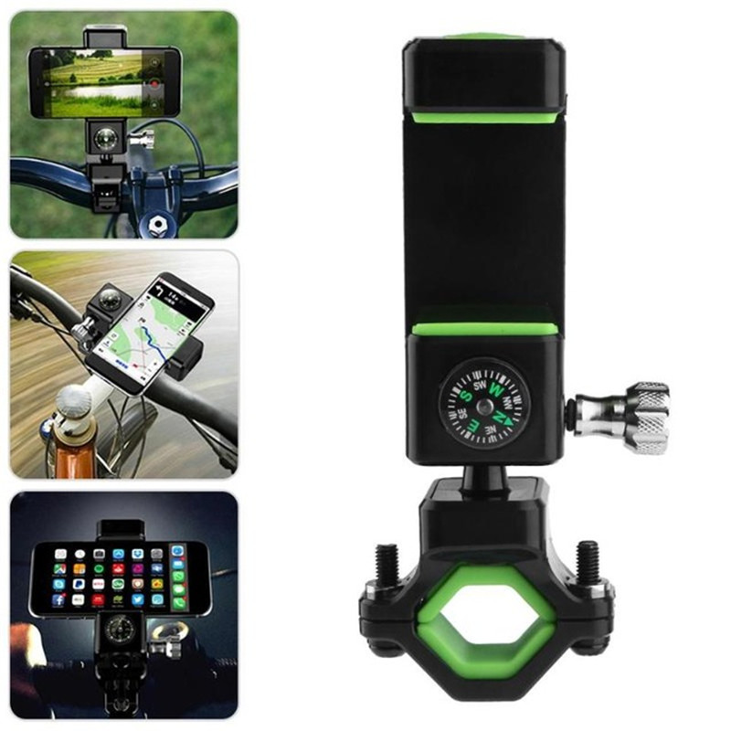 

Universal Anti-slip LED Light Compass Bicycle Bike Handlebar Holder for iPhone Xiaomi Mobile Phone