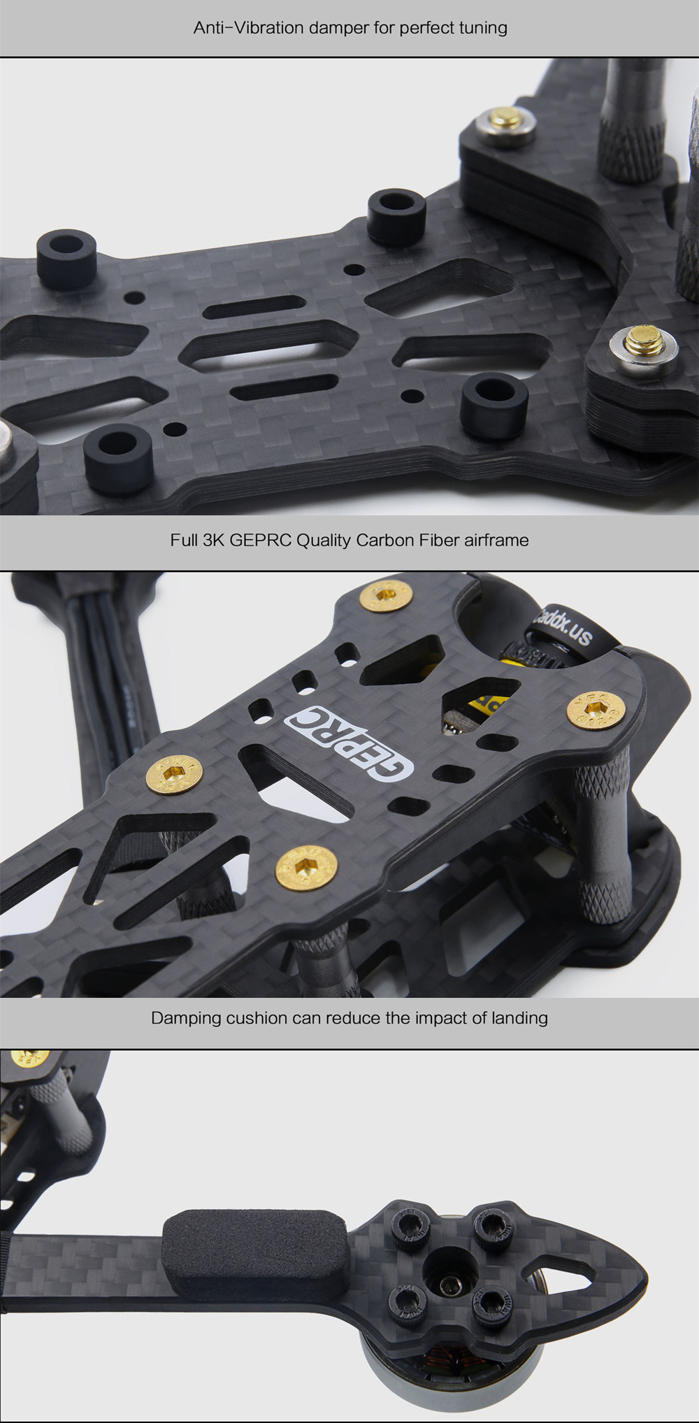 Geprc MARK4 225mm 5 Inch / 260mm 6 Inch / 295mm 7 Inch Frame Kit for RC Drone FPV Racing 47