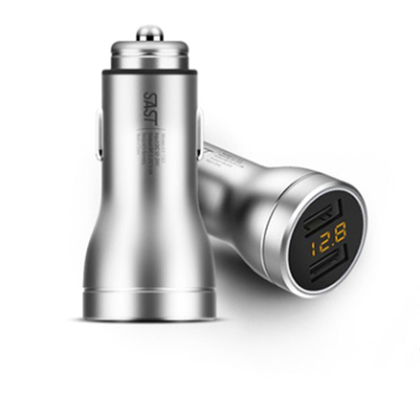 

SAST AY-T65 Car Charger Dual USB 3.6A Car Cigarette Lighter 1 In 2