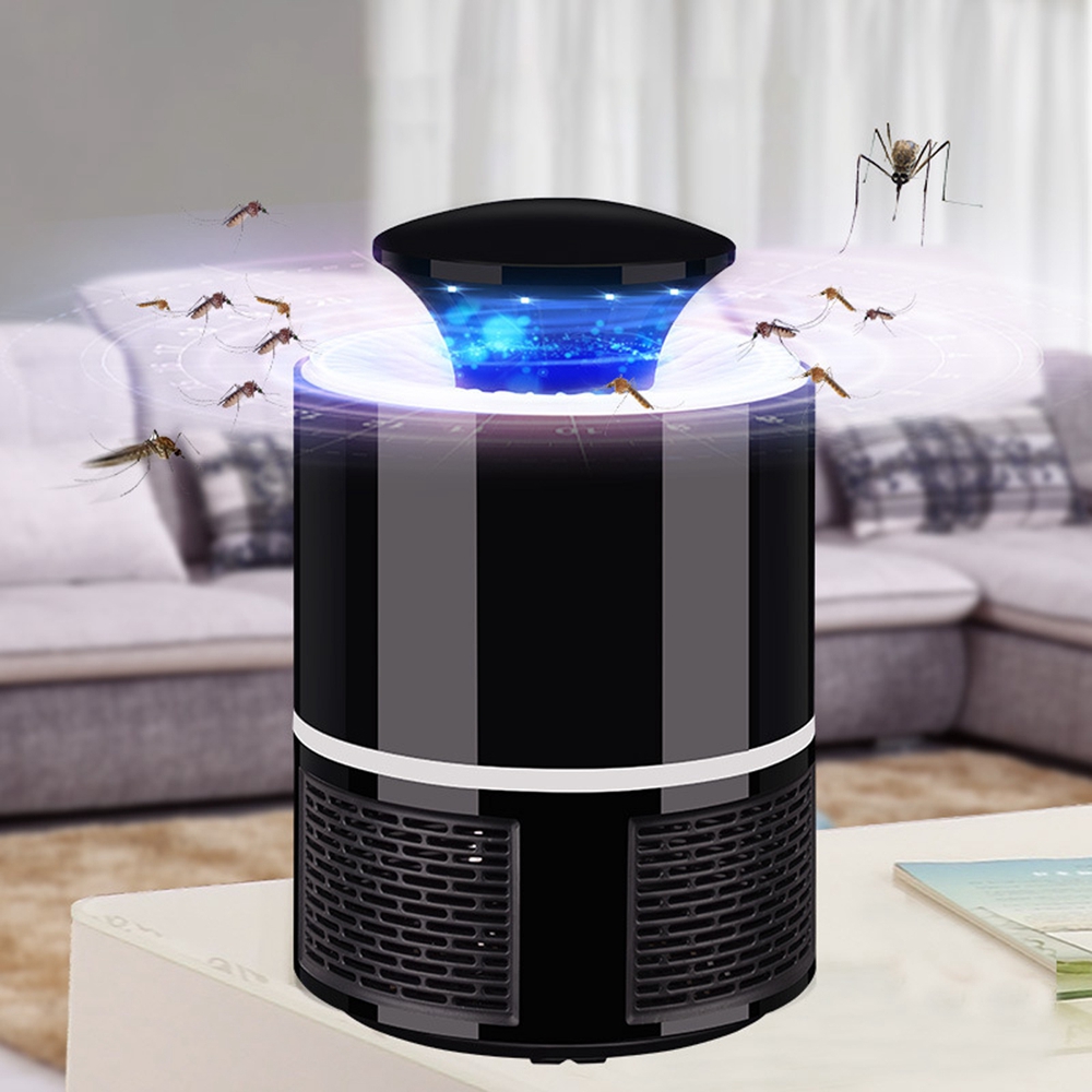 

USB LED Electric Mosquito Killer Lamp Fly Insect Bug Trap Zapper Light Indoor Safe
