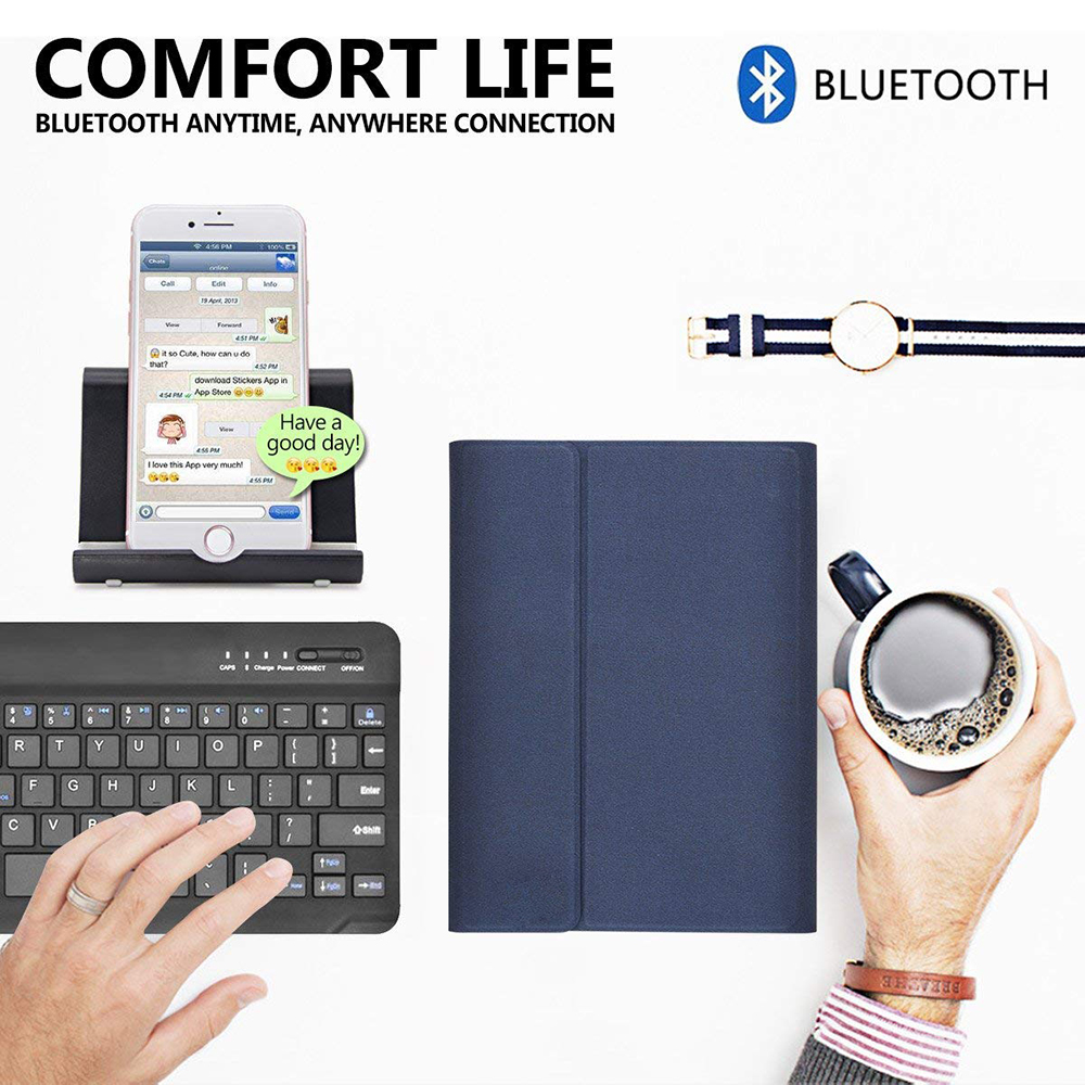 bluetooth Detachable Magnetic Auto Sleep Wake Up Keyboard Flip Kickstand Case For iPad Pro 11 Inch 2018 11