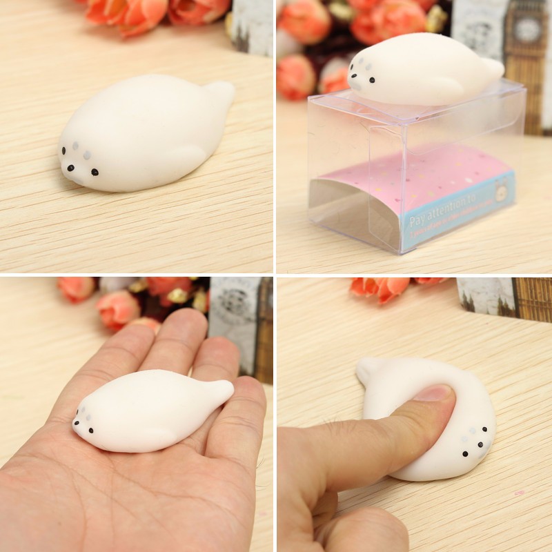 

Seal Squishy Squeeze Cute Healing Toy Kawaii Collection Stress Reliever Gift Decor