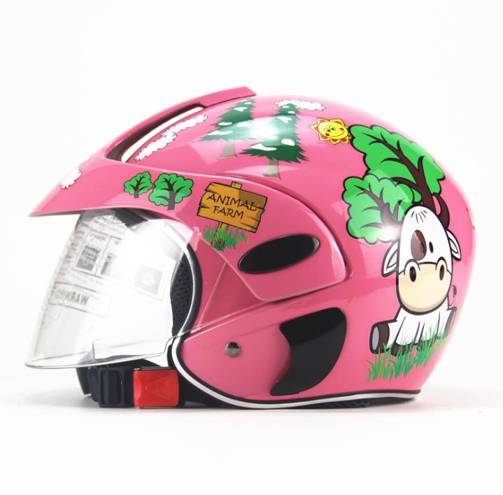 мотоцикл Детский шлем ABS Открытый защитный орган для лица