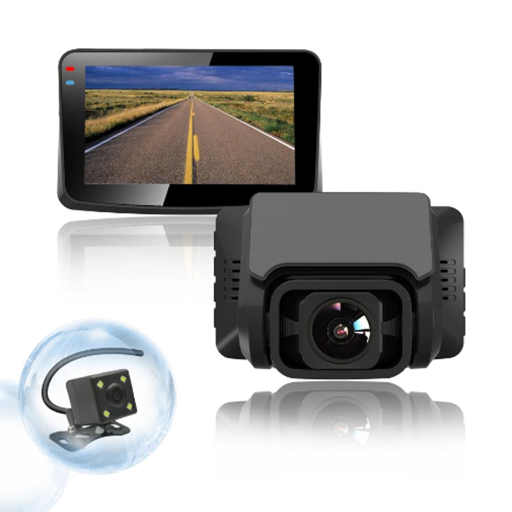 

T689S Concealed Front And Rear Dual Channel Driving Recorder Built-in GPS Car DVR