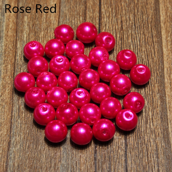 Multicolor Glass Beads, Round Spacer Loose Beads