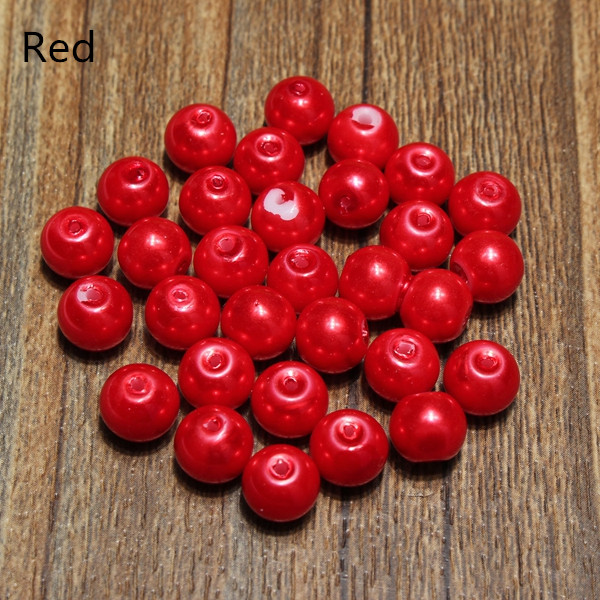 Multicolor Glass Beads, Round Spacer Loose Beads