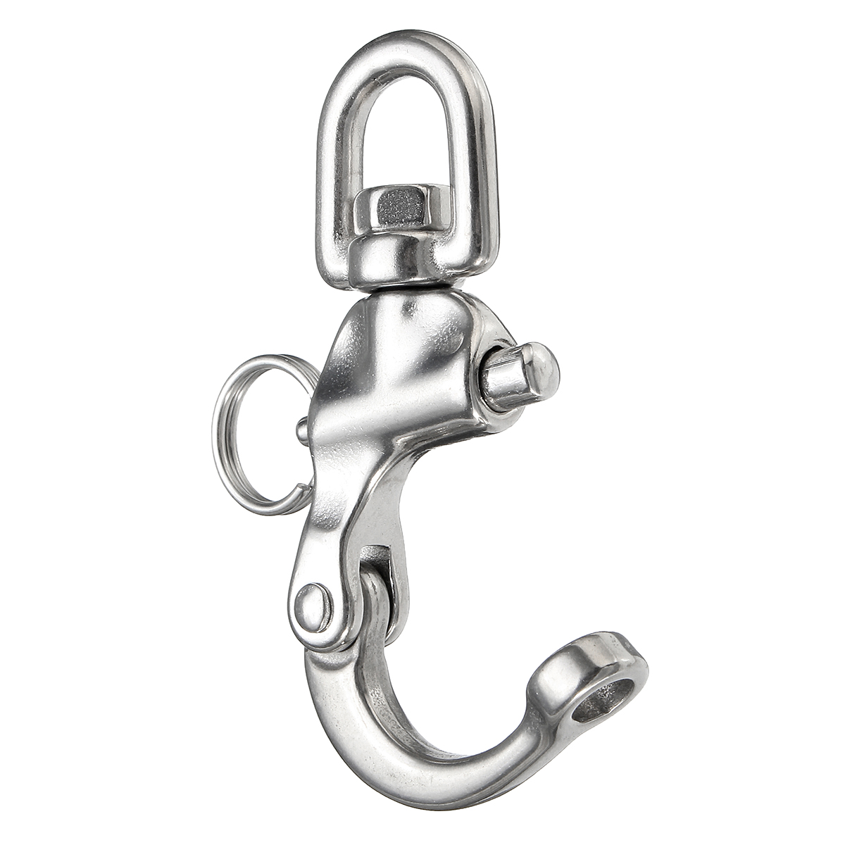 

316 Stainless Steel Quick Release Boat Anchor Chain Eye Shackle Swivel Snap Hook