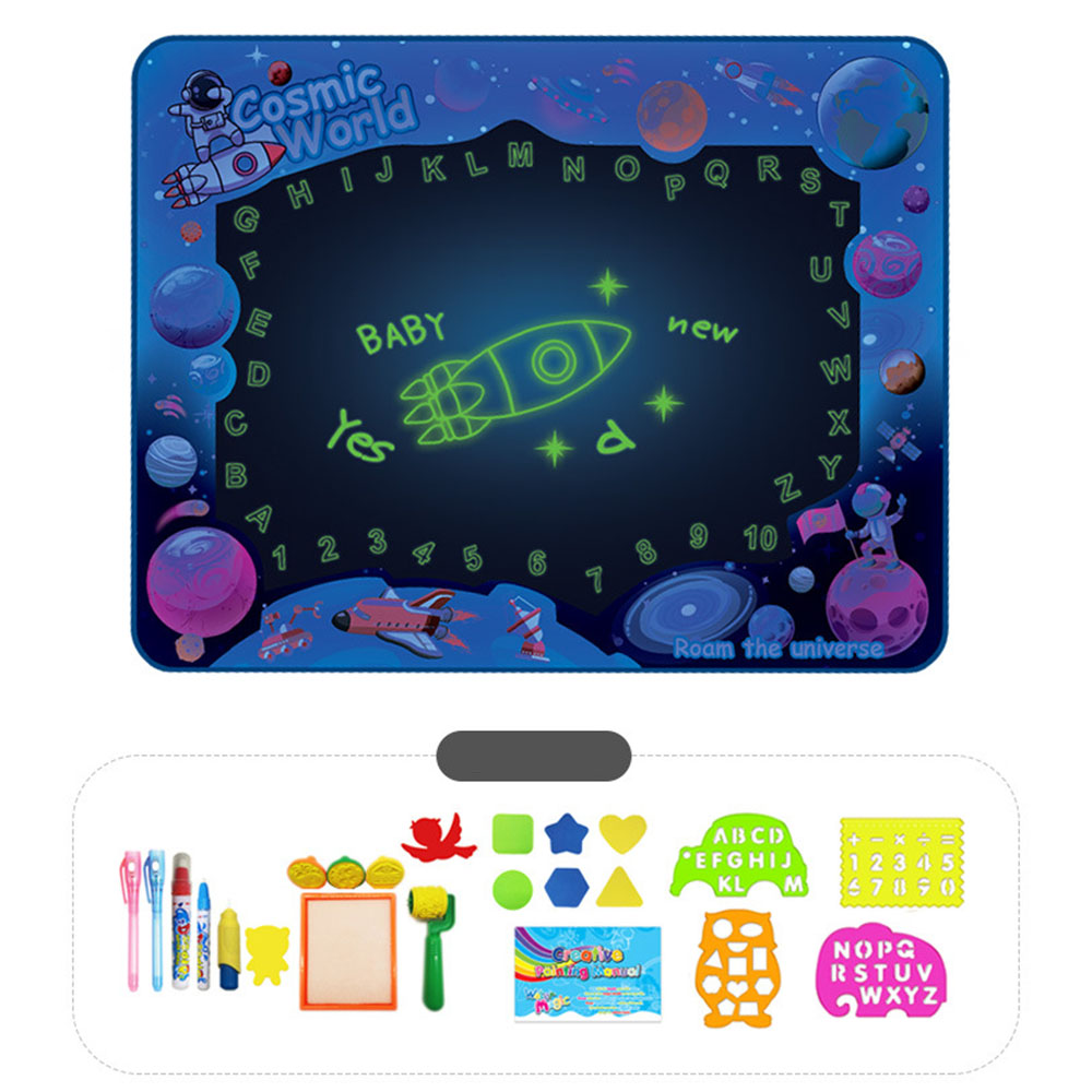 Find 23Pcs Luminous Magic Water Canvas Color Writing Blanket Graffiti Blanket Safe Clean Drawing Paper For Children for Sale on Gipsybee.com with cryptocurrencies