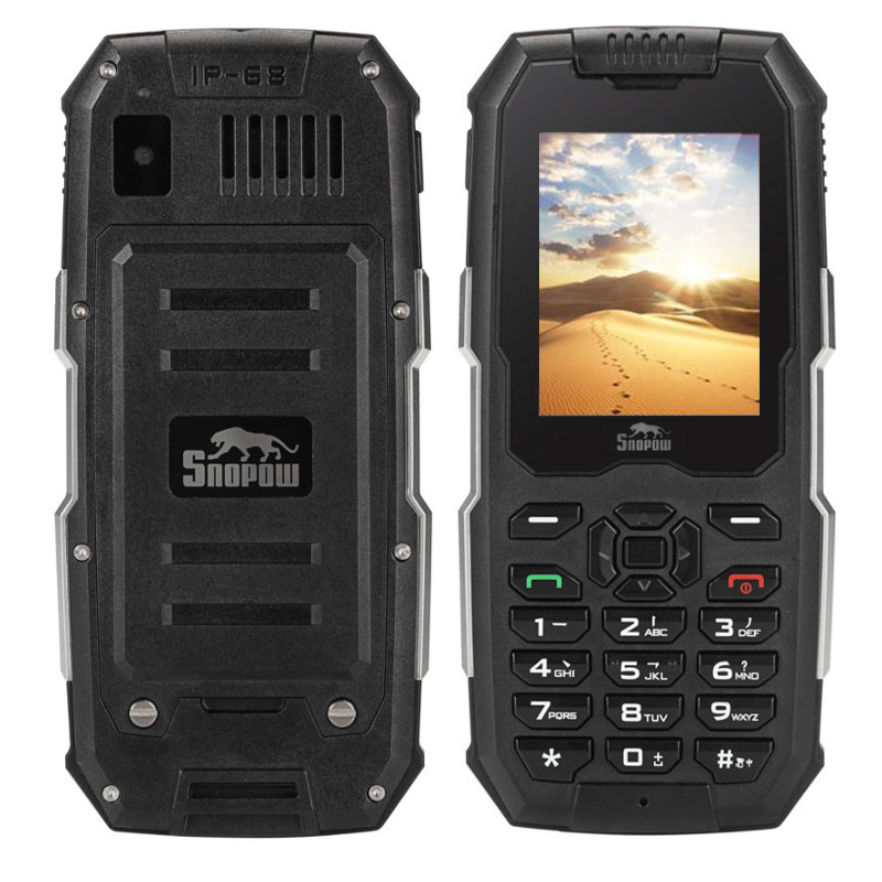 

Snowpow M2 Plus LTE 4G Network WIFI IP68 Waterproof Android 6.0 bluetooth FM GPS Feature Phone