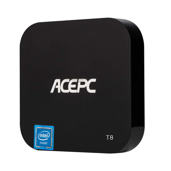 

Acepc T8 Z8350 2GB RAM 32GB ROM bluetooth 4.0 USB3.0 H.265 TV Box Support Windows 10