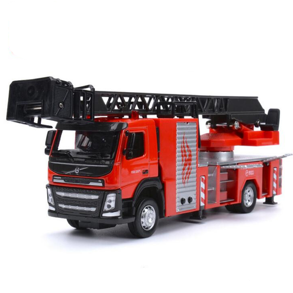 

1:50 Scale Diecast Model Engine Truck Engineering Car Model With Sound & Light
