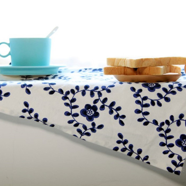 

Classical Chinese Blue And White Porcelain Cotton Meal Pad Western Napkin Tablecloth Insulation Anti-slip Tea Towel