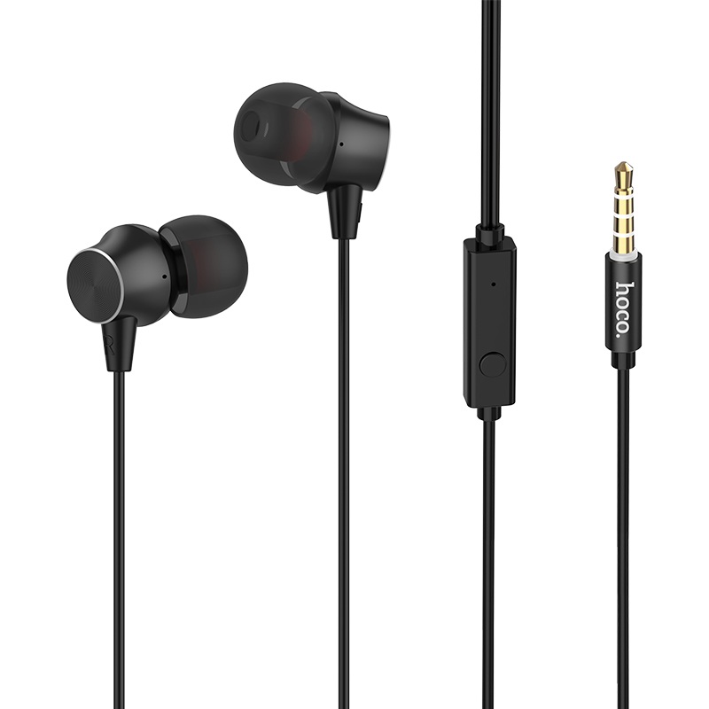 

HOCO M51 3.5mm Wired Control Earphone Metal Deep Bass Stereo Earbuds In-ear Sport Headphone with Mic