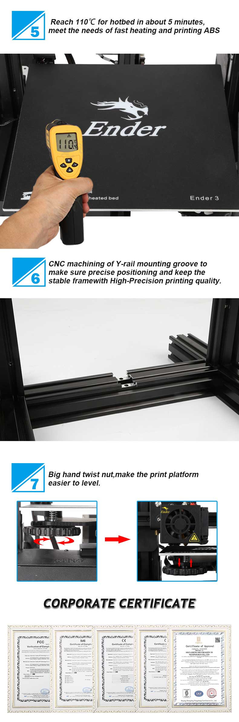 Creality 3D® Ender-3 V-slot Prusa I3 DIY 3D Printer Kit 220x220x250mm Printing Size With Power Resume Function/MK10 Extruder 1.75mm 0.4mm Nozzle 58