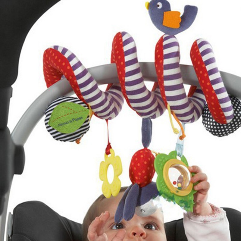 

Baby Infant Rattles Plush Animal Stroller Hanging Bell Bed Play Toy Doll