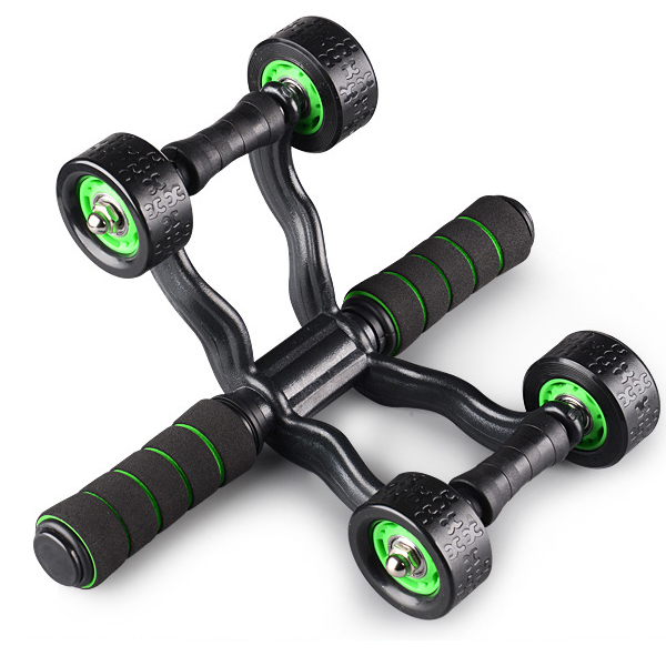 

Спортивный фитнес четыре колеса сила ролика живота тренажер колеса оборудование тренировки мышечной силы