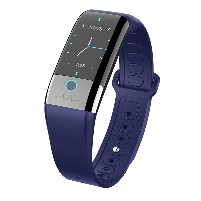 

Bakeey X1 ECG+PPG HPV Measurement Hear Rate Blood Pressure Monitor Multi-sport Modes USB Charge Smart Watch
