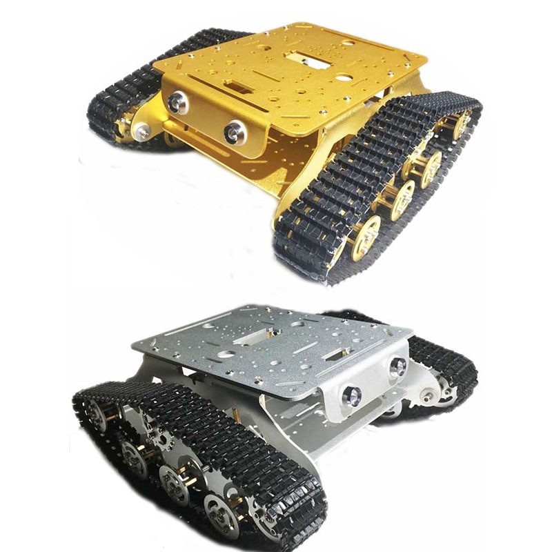 

Caesar TSD-300 Shock Absorber Metal Chassis Double Layer Tank Car with 2pcs 9V Motor