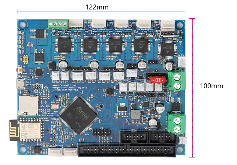 Duet Wifi V1.03 Upgraded Controller Board Advanced 32bit Mainboard For 3D Printer CNC Machine 8