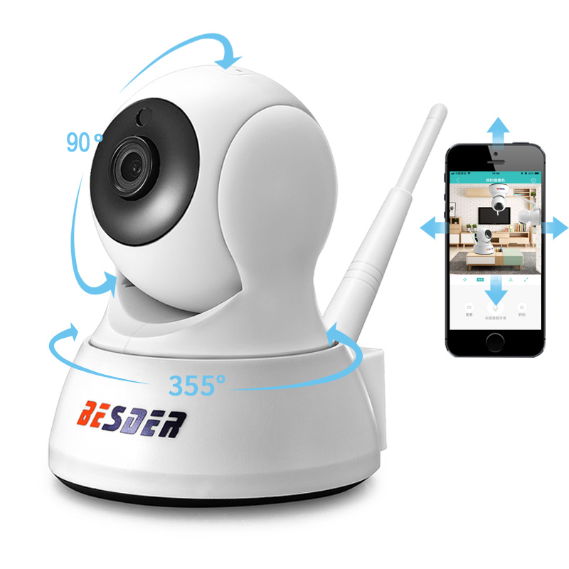 

BESDER HD 1080P 720P WI-FI Security IP камера Двухстороннее аудио Беспроводное ночное видение CCTV камера Детские Монитор