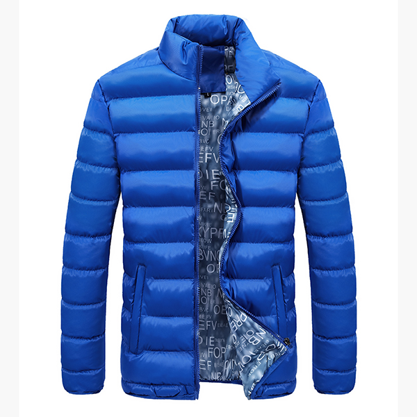 

Мужская толстый зимний Стенд воротник пальто Уплотненная Сплошной цвет Большой размер Мода Повседневная куртка