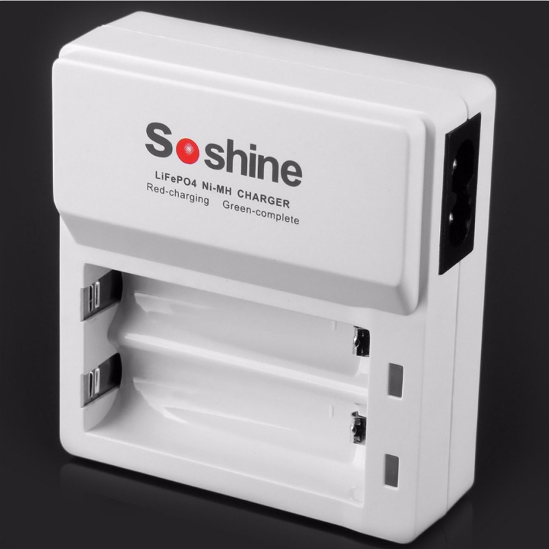 

Soshine F7 14500 AA 10440 AAA 3.7V Ni-MH Quick Smart Rechargeable Battery Charger