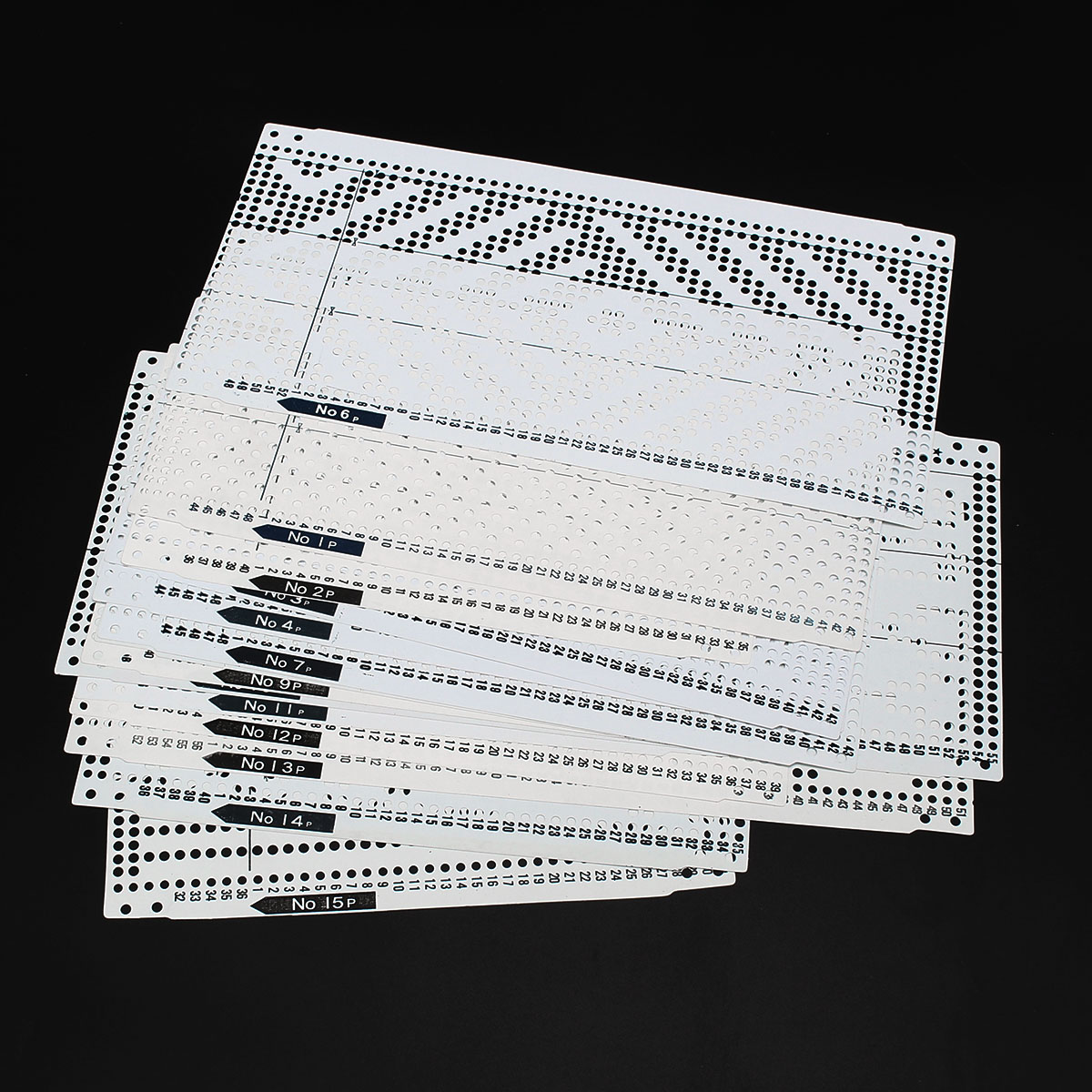 

15Pcs Pre Punched Card Kit For KH260 Knitting Needle Work Machine Brother