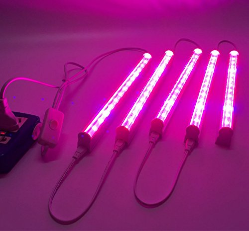 (5pcs / lot) LED Grow Light 660nm Red и 455nm Blue LED Лампа для вводов Входное напряжение 85-265V