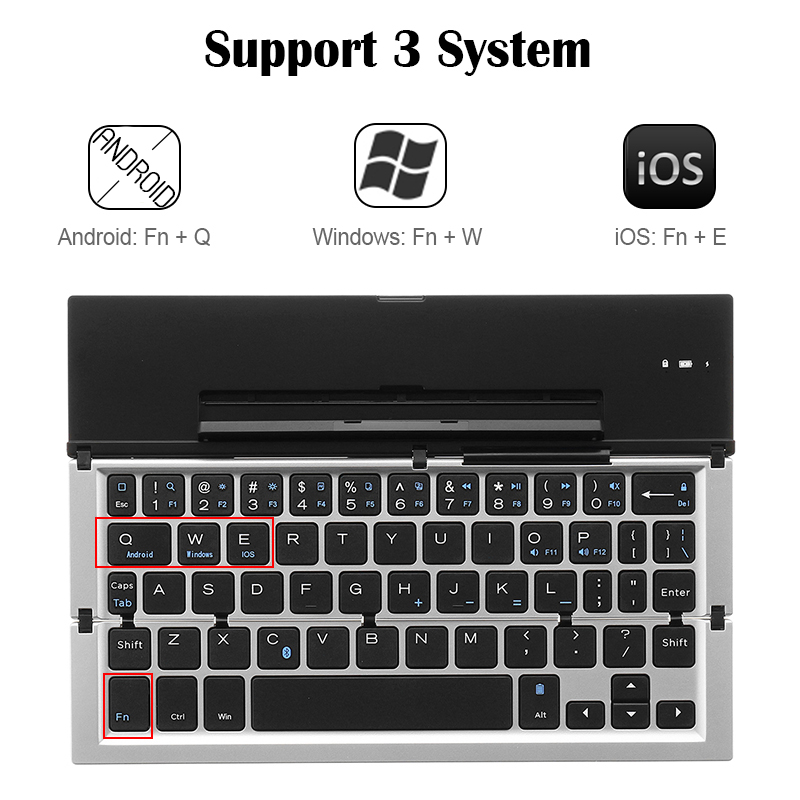 Rollable Wireless bluetooth Keyboard For iOS/Android/Windows Devices/iPhone/iPad/Samsung 10