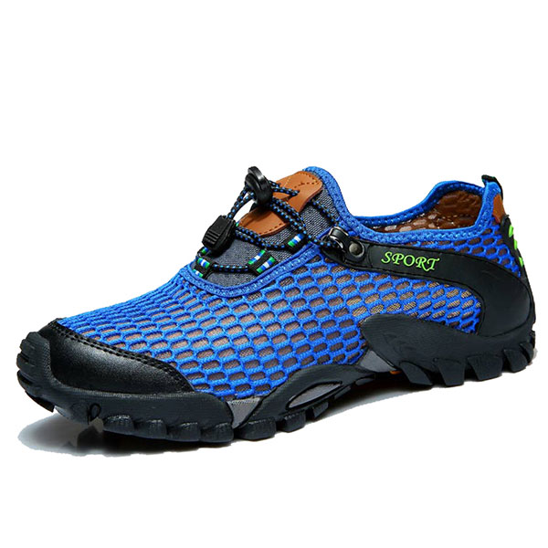 

Men Mesh Anti Collision Toe Hiking Climbing Outdoor Athletic Shoes