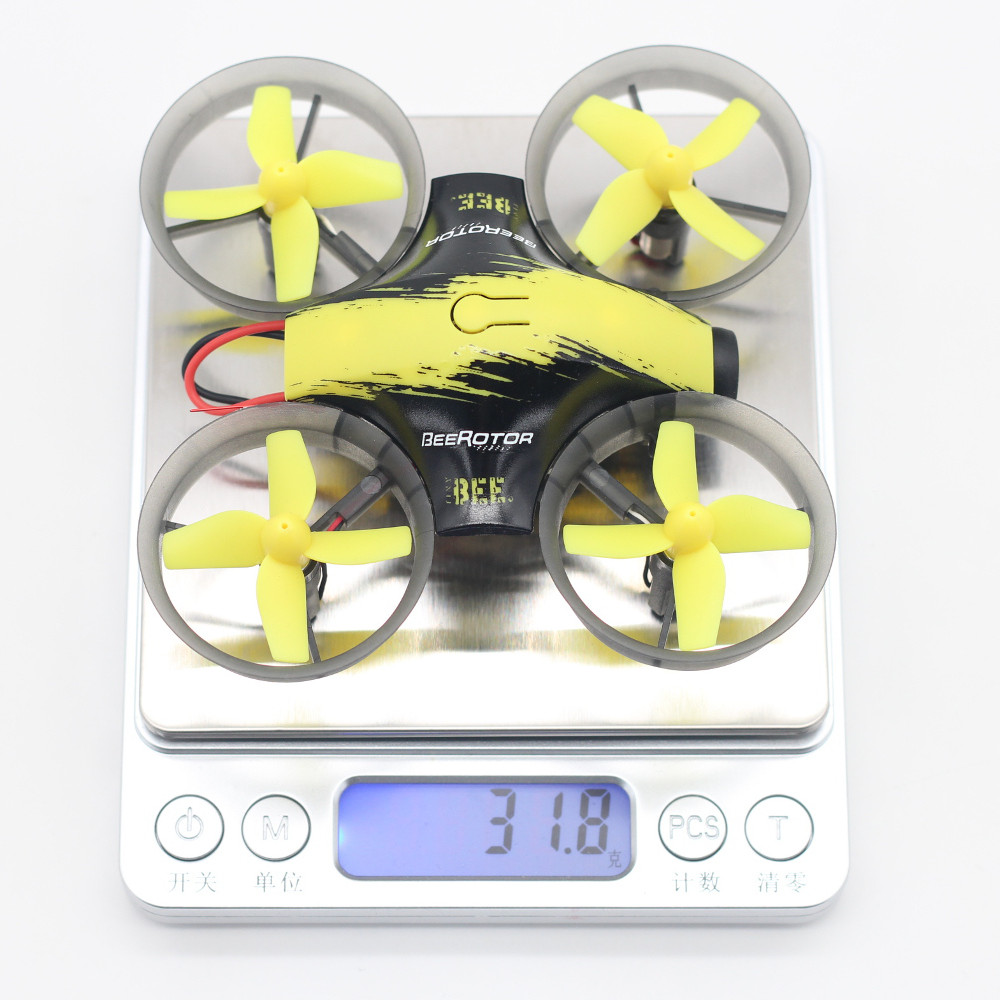 BeeRotor TinyBee 78mm 5.8G 40CH 600TVL Micro FPV Coreless RC Drone Quadcopter Two Batteries Version 15