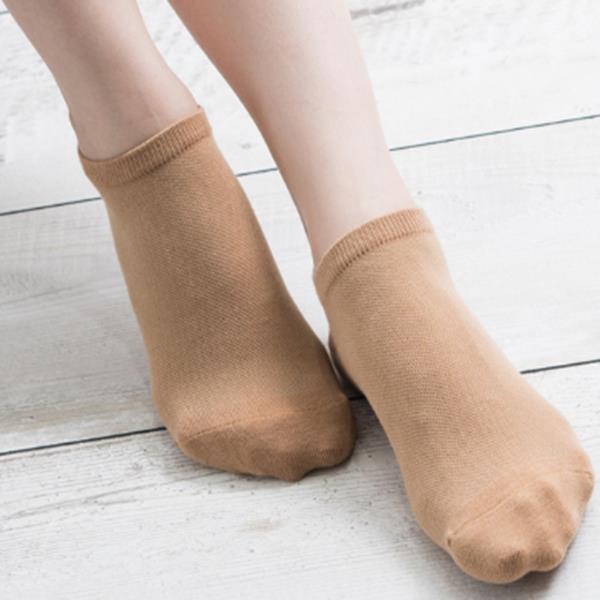 

Women Cotton Solid Short Socks Soft Breathable Mesh Casual Invisible Boat Socks