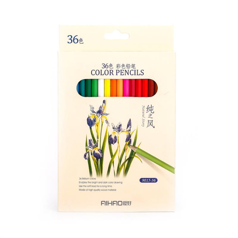 

AIHAO 9015 36 Colors Colored Pencils Painting Drawing Sketching Pencil Set Crayon Stationery Office School Supplies